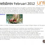 Salong Unik nyhetsbrev februari 2011